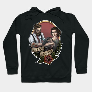 Tattooed lovers Hoodie